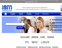Tablet Screenshot of ism-schulung.de